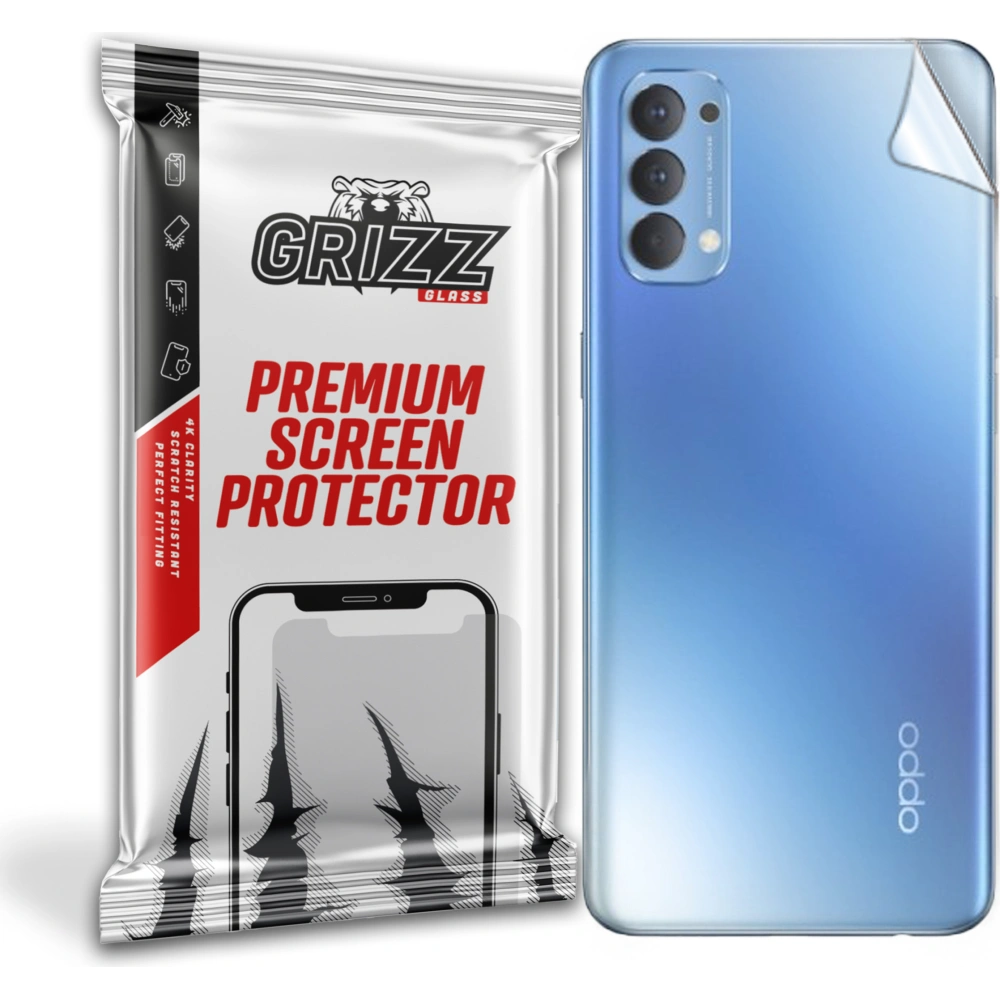 Folia na tył GrizzGlass SatinSkin do Oppo Reno 4