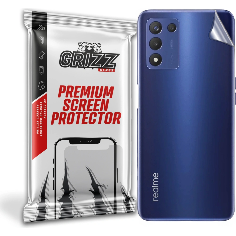 Folia na tył GrizzGlass SatinSkin do Realme Q3s 5G