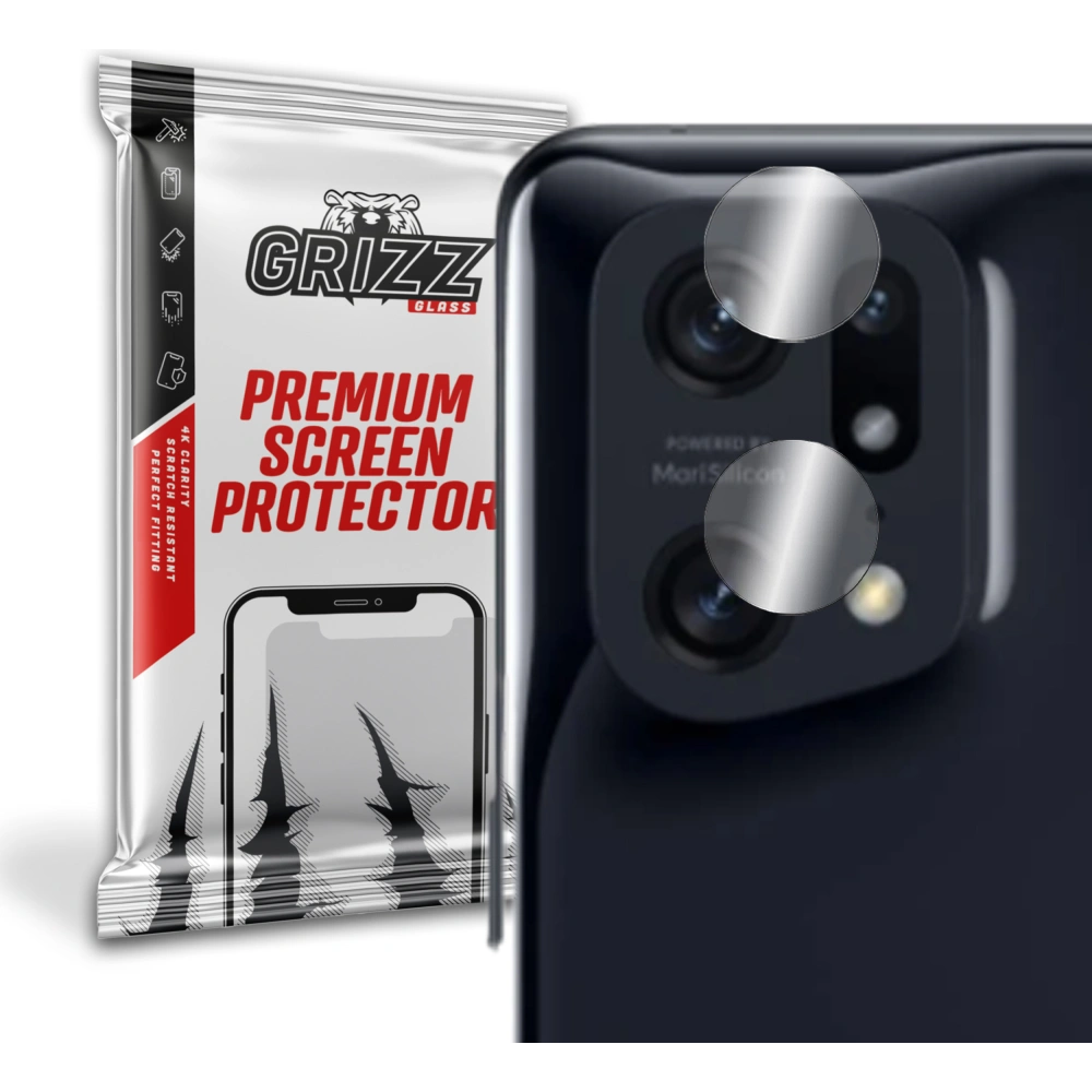 Szkło na aparat GrizzGlass HybridGlass Camera do Oppo Find X5 Pro