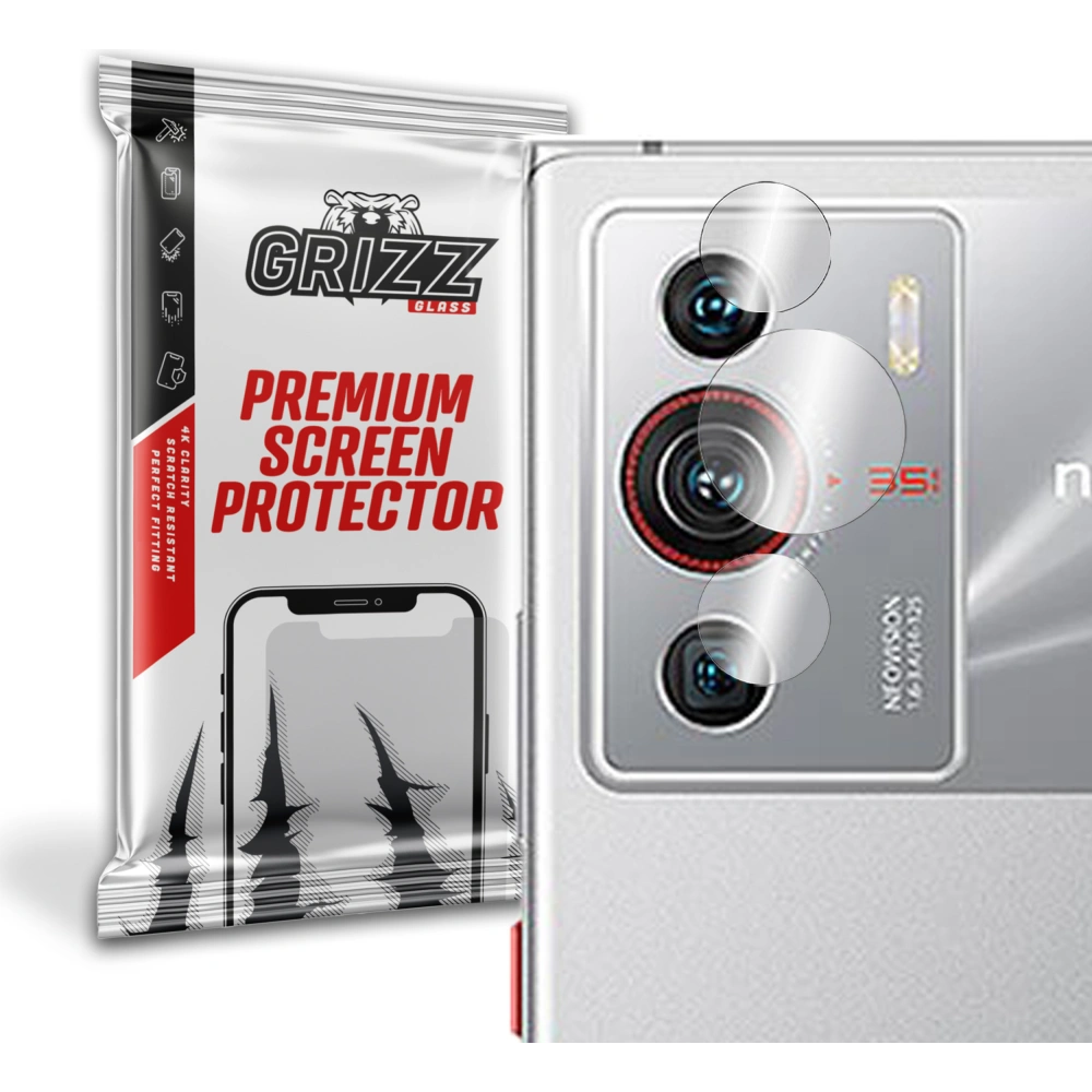 Szkło na aparat GrizzGlass HybridGlass Camera do ZTE Nubia Z40