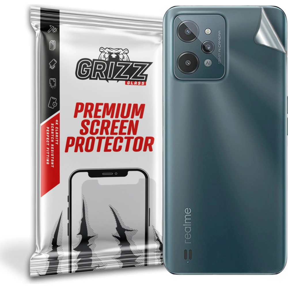 Folia na tył GrizzGlass SatinSkin do Realme C31
