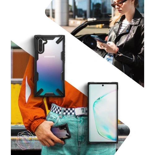 Buy Ringke Fusion-X Samsung Galaxy Note 10 Black - RGK939BLK - {ean13} - Home Screen Store Europe