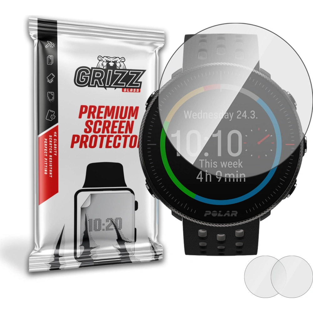 Szkło hybrydowe GrizzGlass HybridGlass do Polar Vantage M2