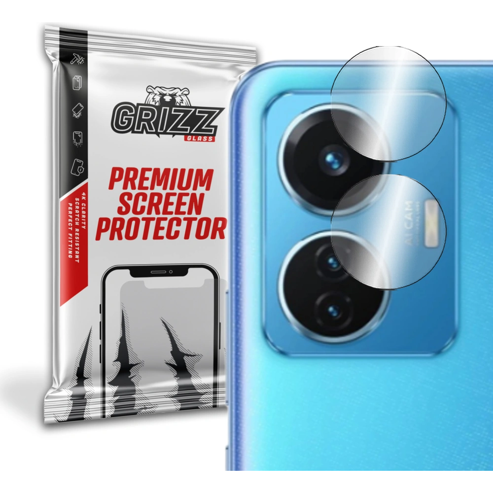Szkło na aparat GrizzGlass HybridGlass Camera do vivo T1 4G V2153(44W)