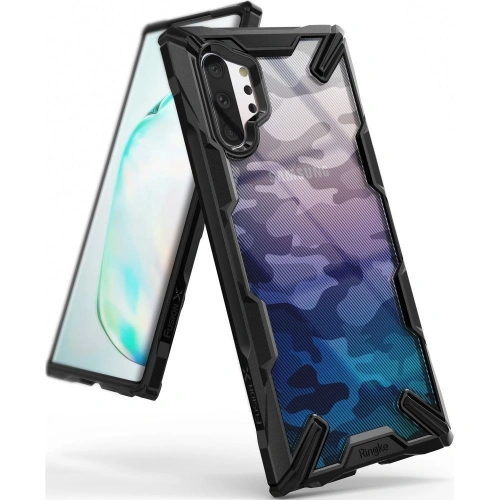 Kup Etui Ringke Fusion-X Design Samsung Galaxy Note 10 Plus Camo (Moro) Fekete - RGK949MOB - {ean13} - Sklep Home Screen