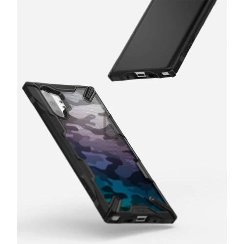 Kup Etui Ringke Fusion-X Design Samsung Galaxy Note 10 Plus Camo (Moro) Black - RGK949MOB - {ean13} - Sklep Home Screen