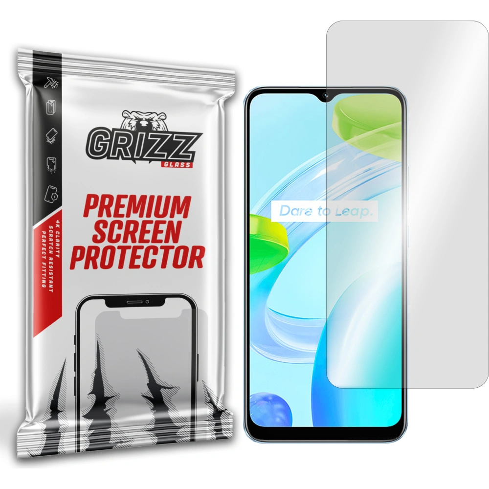 Szkło hybrydowe GrizzGlass HybridGlass do Realme C30