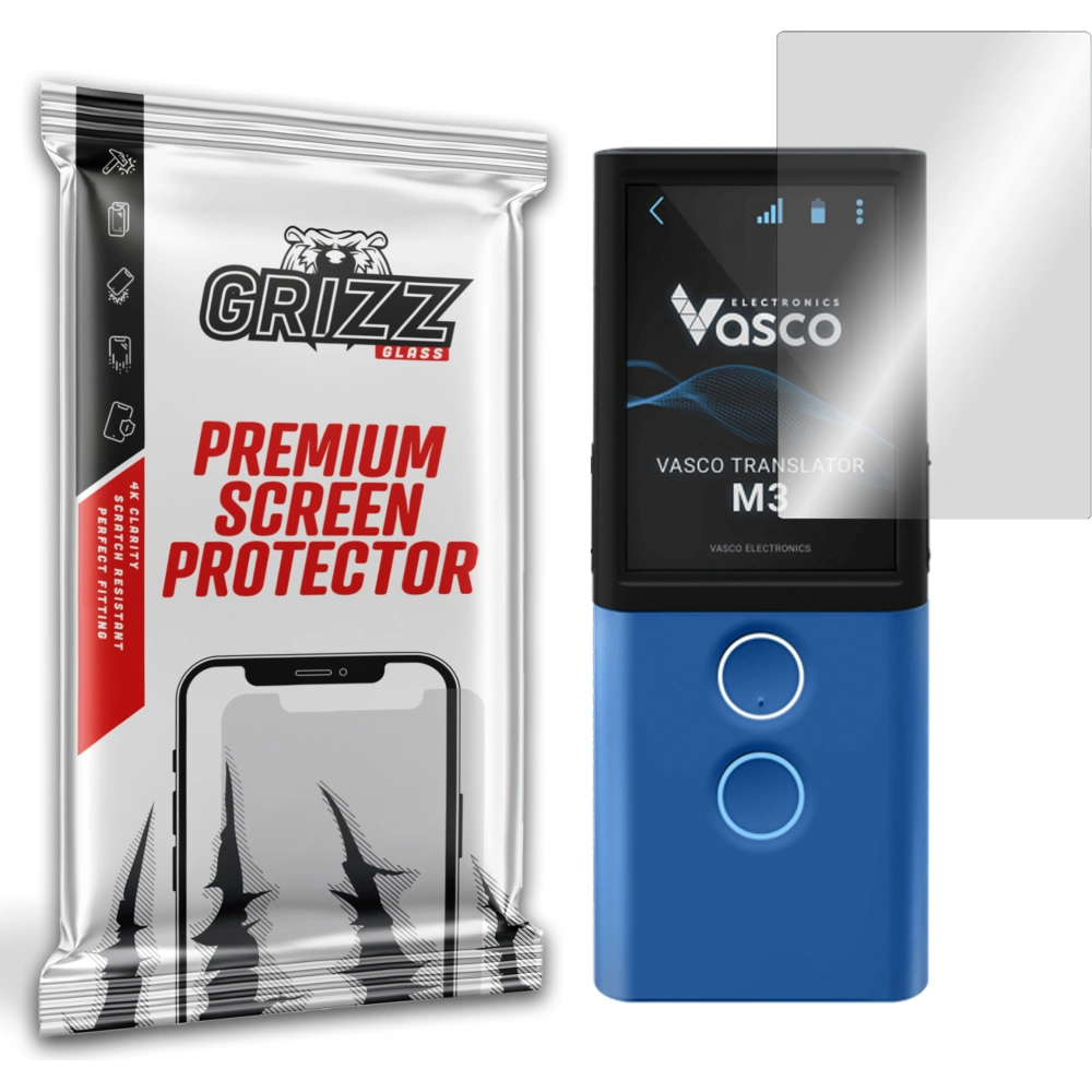 Szkło hybrydowe GrizzGlass HybridGlass do Vasco Translator M3