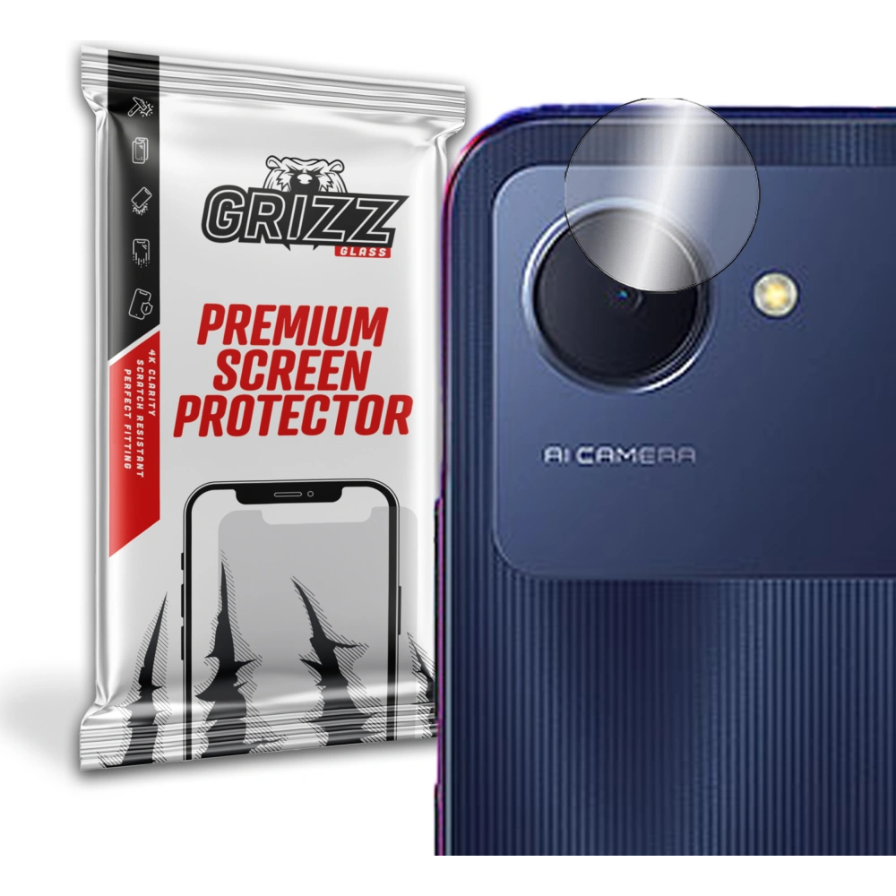 Szkło na aparat GrizzGlass HybridGlass Camera do Realme Narzo 50i Prime