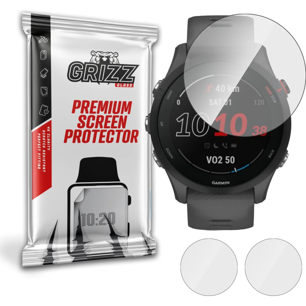 Szkło hybrydowe GrizzGlass HybridGlass do Garmin Forerunner 255