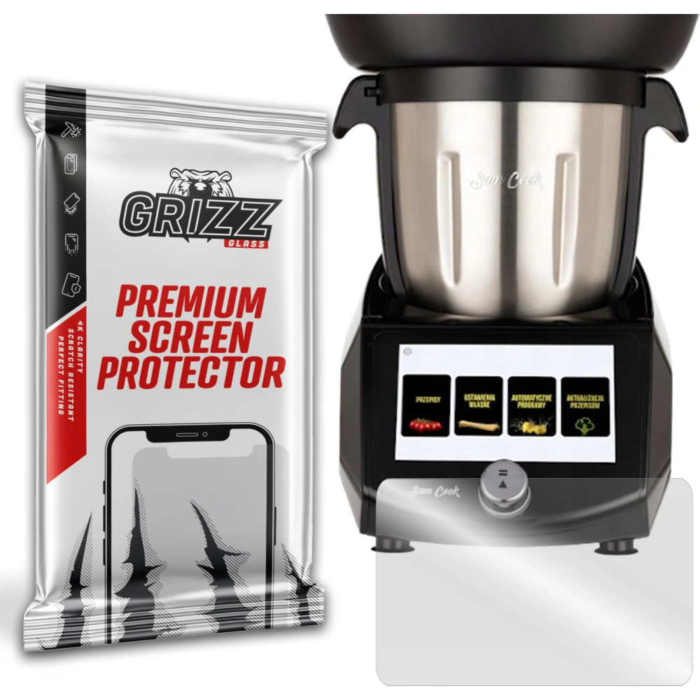 Szkło hybrydowe GrizzGlass HybridGlass do SAM Cook PSC-11