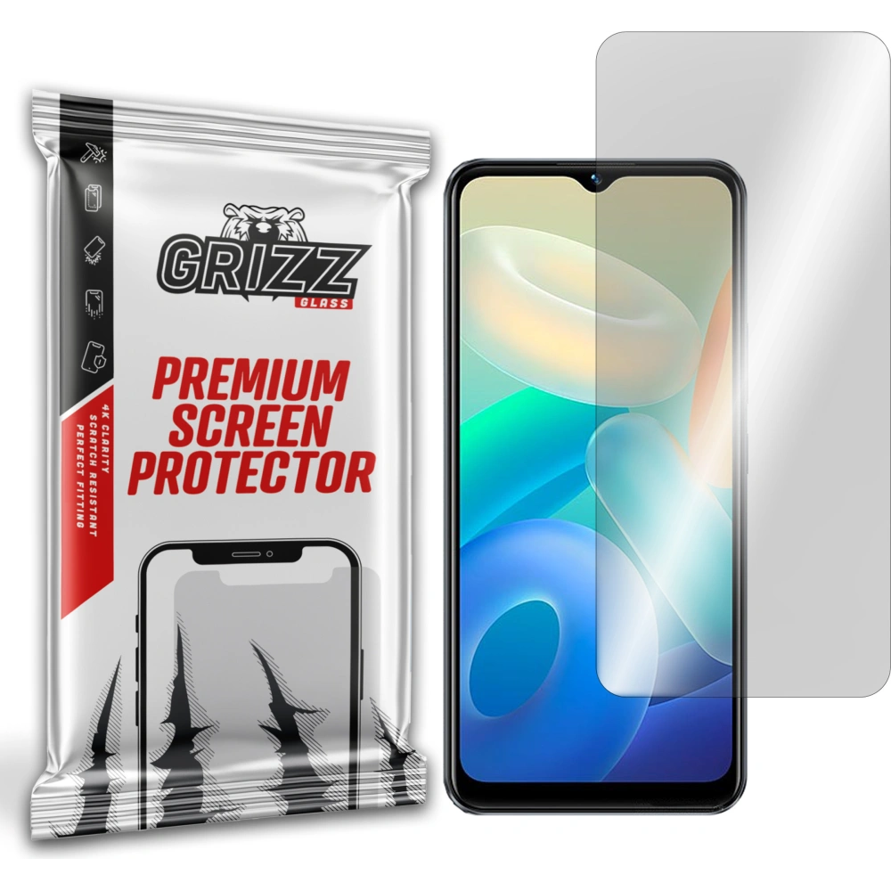 Szkło hybrydowe GrizzGlass HybridGlass do Vivo Y02s