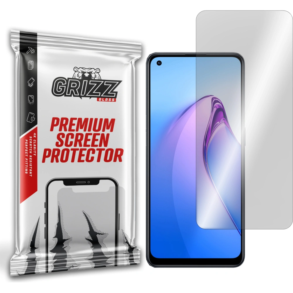 Szkło hybrydowe GrizzGlass HybridGlass do Oppo Reno 8z 5G