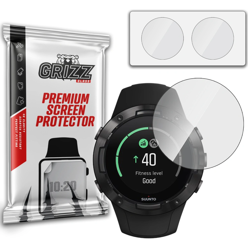 Szkło hybrydowe GrizzGlass HybridGlass do Suunto 5