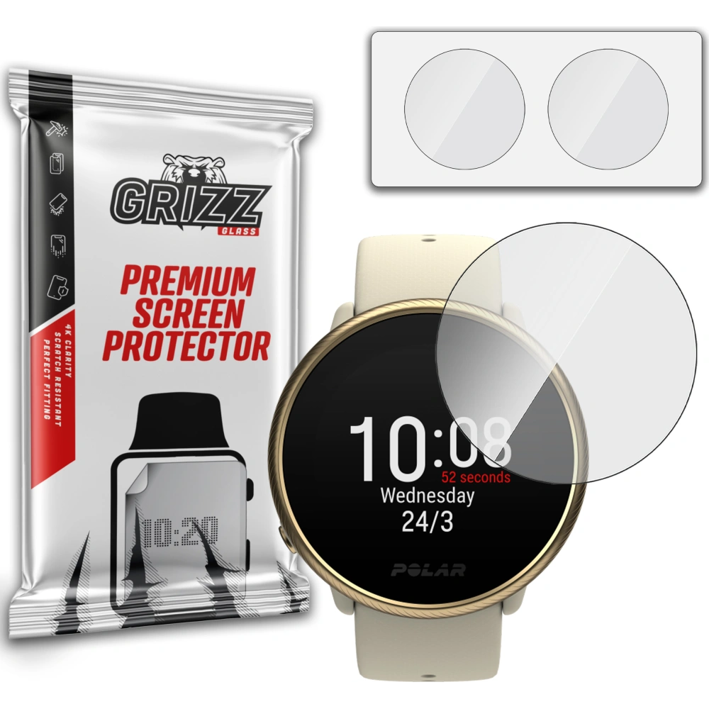 Szkło hybrydowe GrizzGlass HybridGlass do Polar Ignite 2