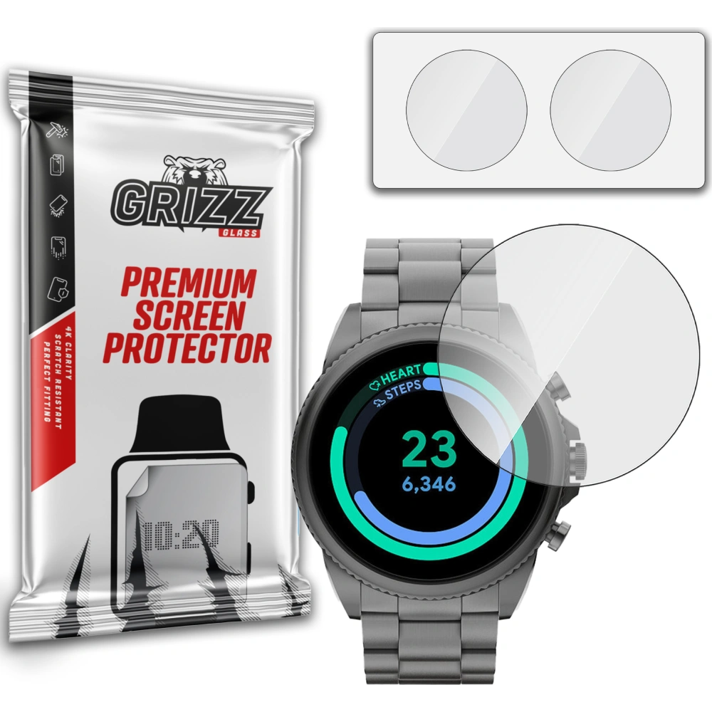 Szkło hybrydowe GrizzGlass HybridGlass do Fossil Gen 6