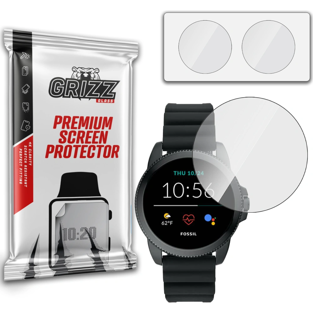 Szkło hybrydowe GrizzGlass HybridGlass do Fossil Gen 5E