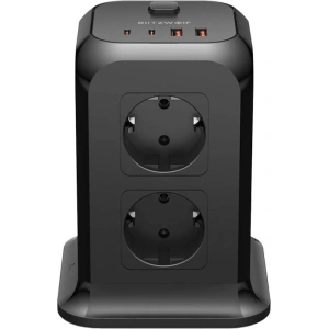 Kup Încărcător de rețea cu 8 prize AC, 2x USB, 2x USB-C Blitzwolf BW-PC3 (negru) - BLZ494 - {ean13} - Sklep Home Screen