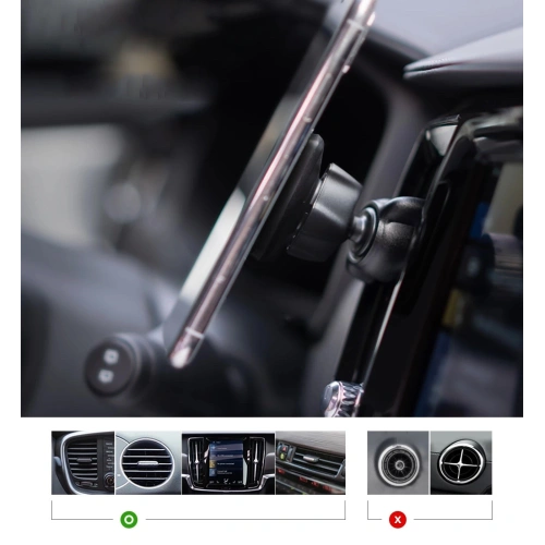 Kup Magnetische Halterung fürs Auto Ringke Power Clip Air Vent - RGK813 - {ean13} - Sklep Home Screen