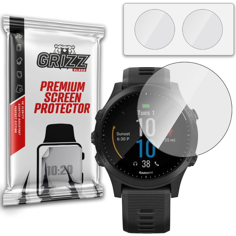 Szkło hybrydowe GrizzGlass HybridGlass do Garmin Forerunner 945