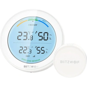 Kup Stație meteorologică wireless Wi-Fi Blitzwolf BW-WS01 (albă) - BLZ496 - {ean13} - Sklep Home Screen