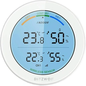 Kup Bezprzewodowa stacja pogodowa Wi-Fi Blitzwolf BW-WS01 (biała) - BLZ496 - {ean13} - Sklep Home Screen