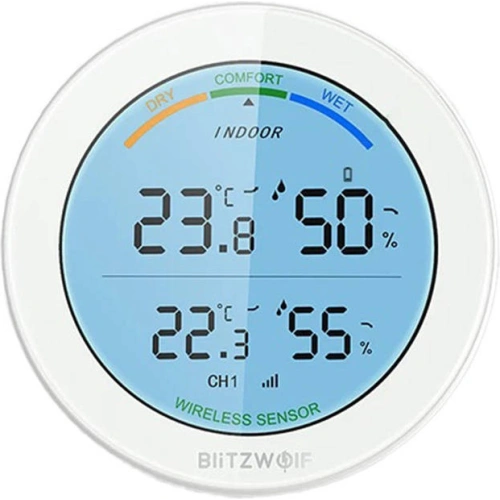 Kup Bezprzewodowa stacja pogodowa Wi-Fi Blitzwolf BW-WS01 (biała) - BLZ496 - {ean13} - Sklep Home Screen