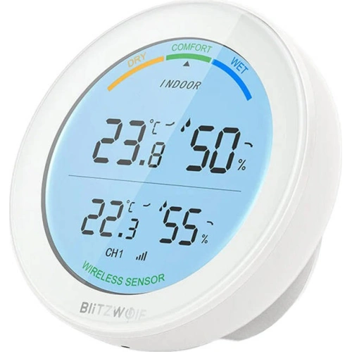 Kup Bezdrátová meteorologická stanice Wi-Fi Blitzwolf BW-WS01 (bílá) - BLZ496 - {ean13} - Sklep Home Screen