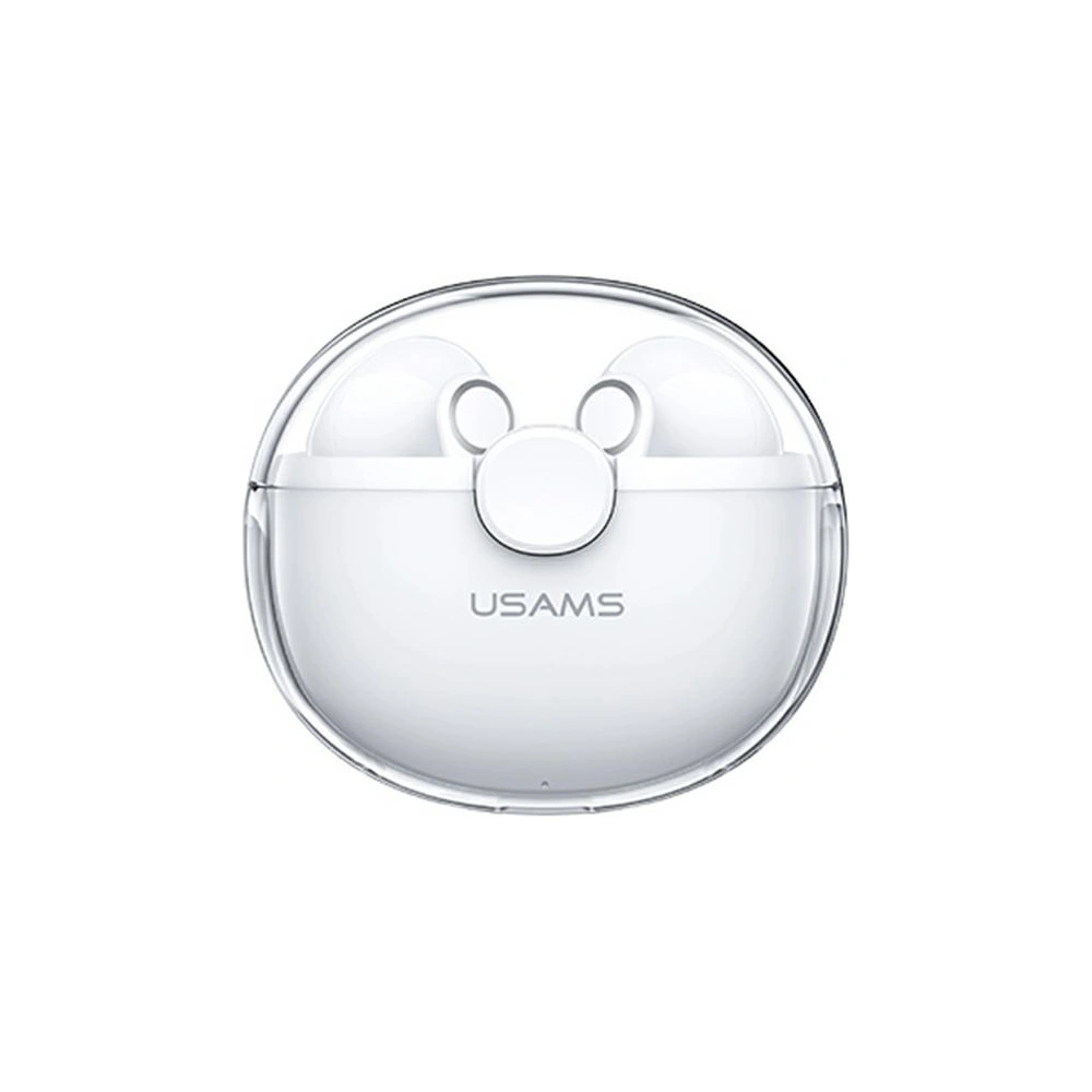 Słuchawki TWS USAMS BU series Bluetooth 5.1 biały/white BHUBU01