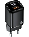 Kup Încărcător de rețea USAMS T46 1xUSB-C + 1xUSB 33W PD3.0 + QC3.0 Încărcare rapidă negru/black CC152TC01 - USA547BLK - {ean13} - Sklep Home Screen