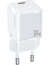 USAMS Wall Charger 1xUSB-C T45 mini 30W PD3.0 Fast Charging white CC148TC02 (US-CC148)