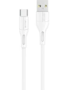 Cablu USAMS U68 USB-C 2A Încărcare rapidă 1m alb/snow SJ501USB02