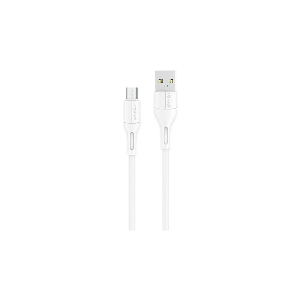 Kabel USAMS U68 microUSB 2A Fast Charge 1m biały/white SJ502USB02