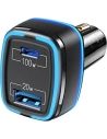 Kup Ładowarka samochodowa USAMS C24 1xUSB+1xUSB-C 120W Fast Charge czarny/black CC142TC01 - USA484BLK - {ean13} - Sklep Home Screen