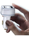 Buy USAMS Car Charger 1xUSB+1xUSB-C C24 120W Fast Charge white CC142TC02 (US-CC142) - USA483WHT - {ean13} - Home Screen Store Europe