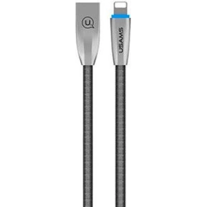 Kabel pleciony USAMS U-Light Lightning szary/gray 1,2m IPZSUSB02