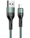 Geflochtenes Kabel USAMS U55 2A Lightning U55 grün 1m SJ448USBSG02
