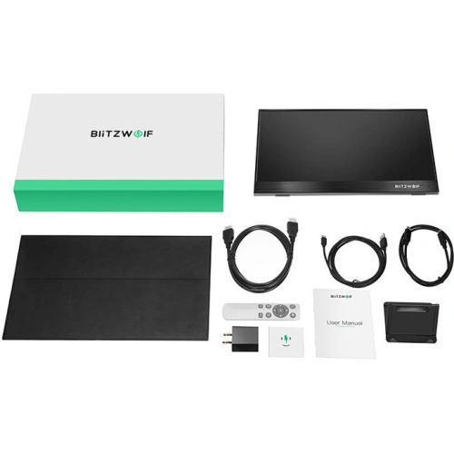 Kup [OUTLET] Tragbarer Monitor BlitzWolf BW-PCM2, 13.3 (schwarz) - OT-307 - {ean13} - Sklep Home Screen