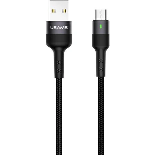 Kup Kabel pleciony USAMS U26 microUSB 1m 2A Fast Charging czarny/black SJ312MC01 SJ312USB01 - USA275BLK - {ean13} - Sklep Home Screen