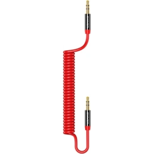Kup Adapter USAMS Spring Audio-Klinke 3,5mm - 3,5mm 1,2m rot/red SJ256YP02 - USA033RED - {ean13} - Sklep Home Screen