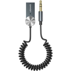 Kup Adapter USAMS Audio Bluetooth 5.0 USB-AUX Grau/Tarnish SJ464JSQ01 - USA013TAR - {ean13} - Sklep Home Screen