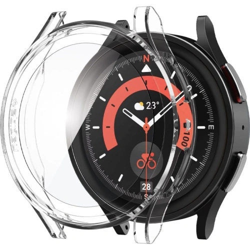 Kup Etui Spigen Thin Fit + Sklíčko Samsung Galaxy Watch 5 Pro 45mm Crystal Clear - SPN2318 - {ean13} - Sklep Home Screen