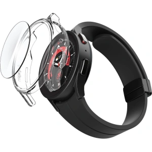 Kup Etui Spigen Thin Fit + Sticlă Samsung Galaxy Watch 5 Pro 45mm Crystal Clear - SPN2318 - {ean13} - Sklep Home Screen