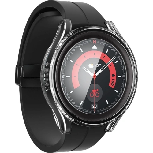 Kup Case Spigen Thin Fit + Glas Samsung Galaxy Watch 5 Pro 45mm Crystal Clear - SPN2318 - {ean13} - Sklep Home Screen