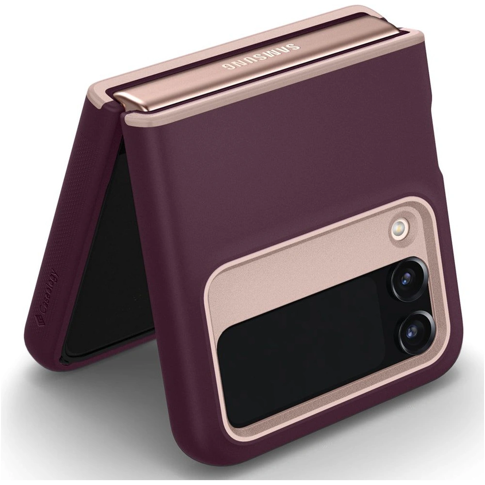 Etui Caseology Nano Pop Samsung Galaxy Z Flip 4 Burgundy Bean