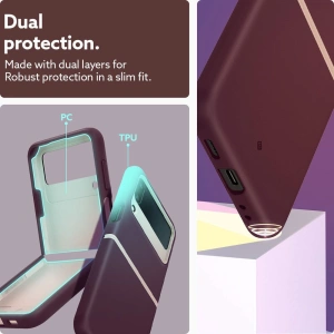 Kup Etui Caseology Nano Pop Samsung Galaxy Z Flip 4 Burgundy Bean - CSL064 - {ean13} - Sklep Home Screen