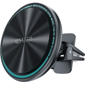 Kup Uchwyt samochodowy Tech-Protect A2 Magnetic MagSafe Vent Car Mount Wireless Charger 15W Black - THP1300 - {ean13} - Sklep Home Screen