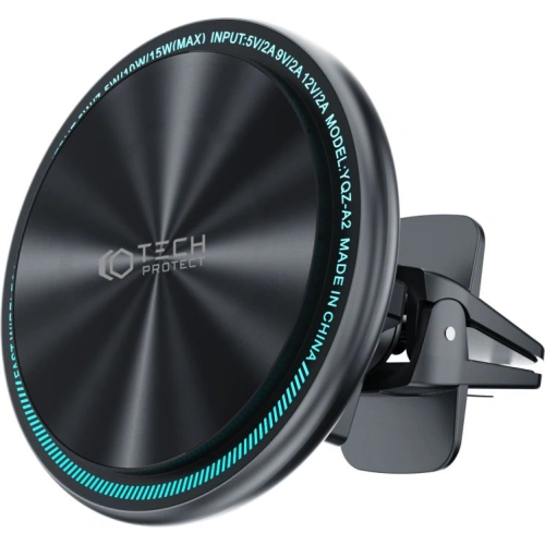 Kup Autohalterung Tech-Protect A2 Magnetic MagSafe Lüftungs-Autohalterung Wireless Charger 15W Schwarz - THP1300 - {ean13} - Sklep Home Screen