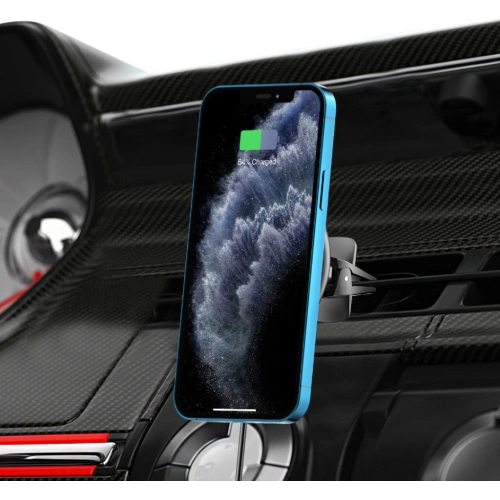 Kup Autós tartó Tech-Protect A2 Magnetic MagSafe szellőző autós töltő 15W fekete - THP1300 - {ean13} - Sklep Home Screen