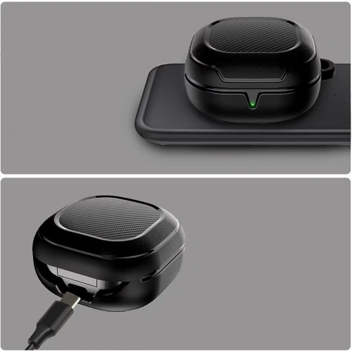 Kup Etui Tech-Protect Rough Carbon Samsung Galaxy Buds 2 Pro/2/Pro/Live Black - THP1314 - {ean13} - Sklep Home Screen